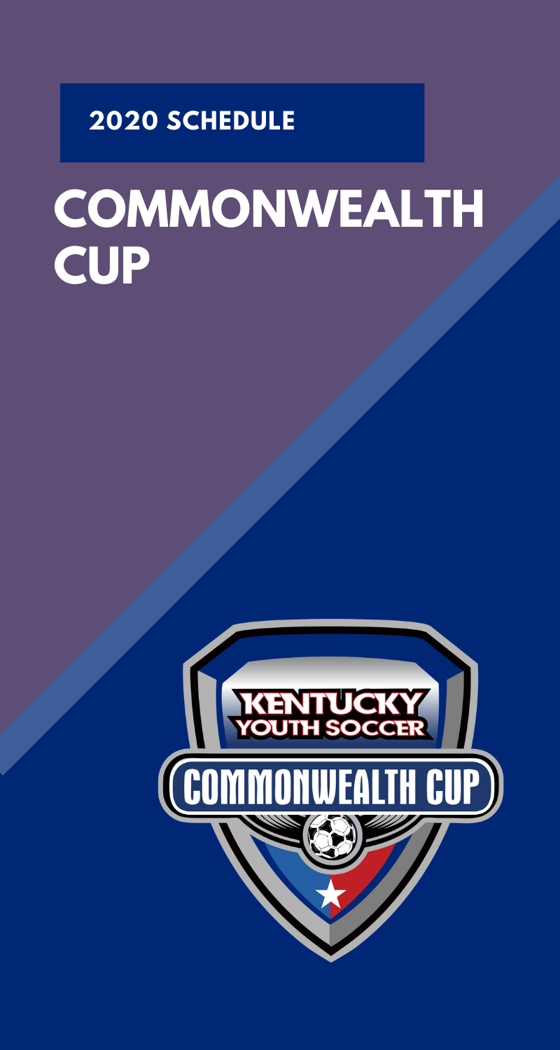 Commonwealth Cup Schedule